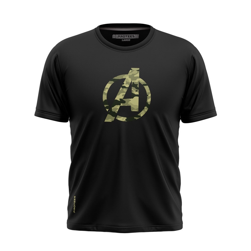 V3 - Camouflage Black Avengers Tee