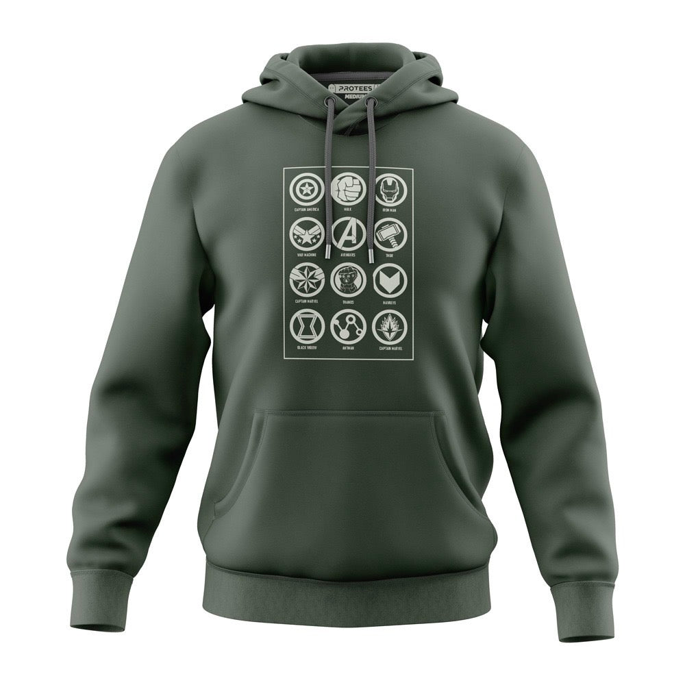 ALL AVENGER HEROES- ULTRA SOFT FLEECE HOODI