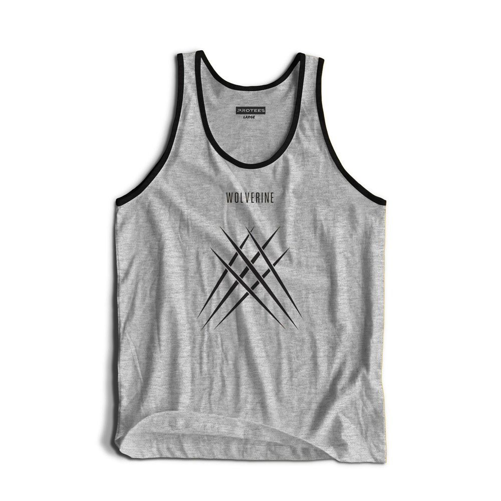 HEATHER GREY WOLVERINE TANKTOP