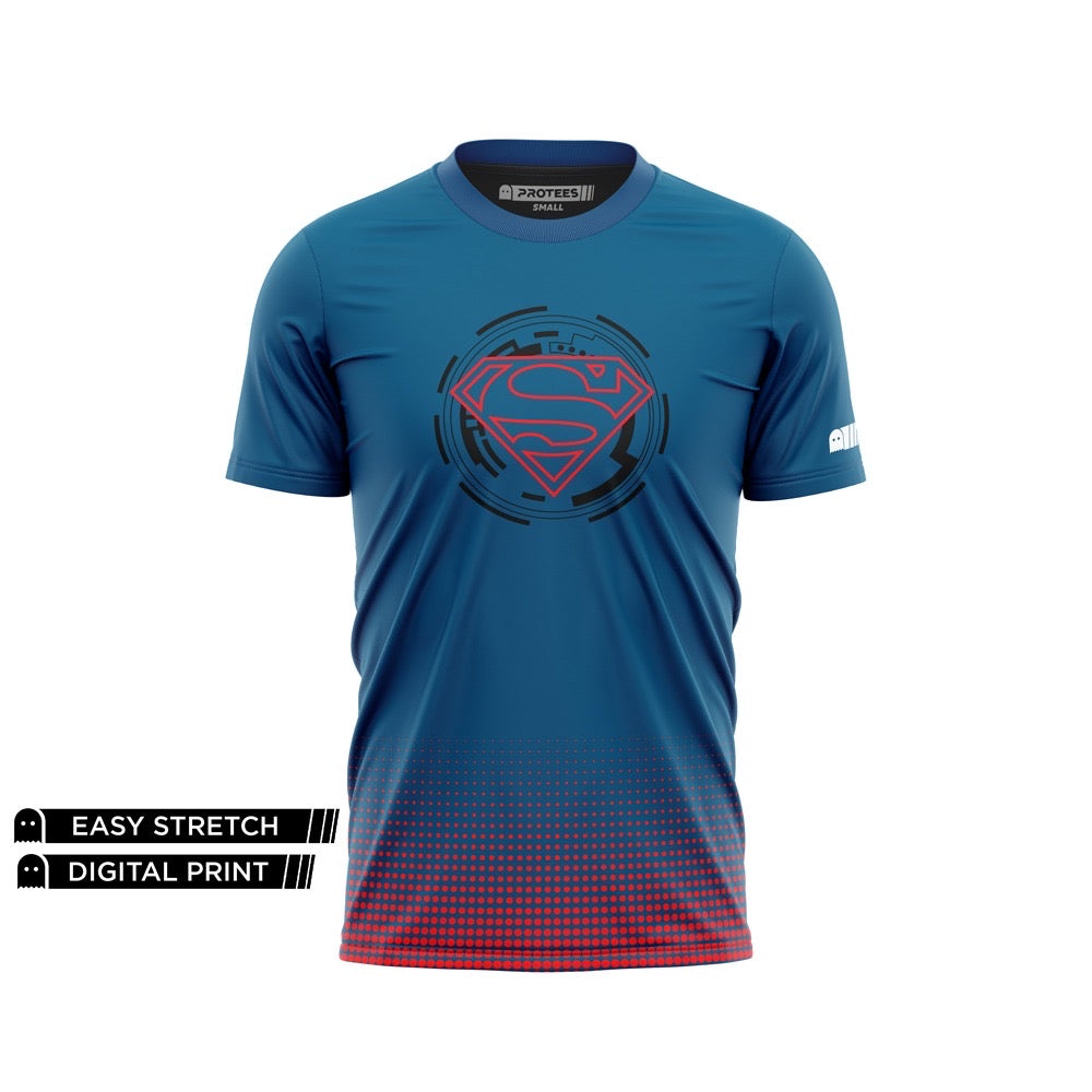 DIGITAL DRY-FIT TEE - SUPERMAN UNBOUND DG01045AO URG136