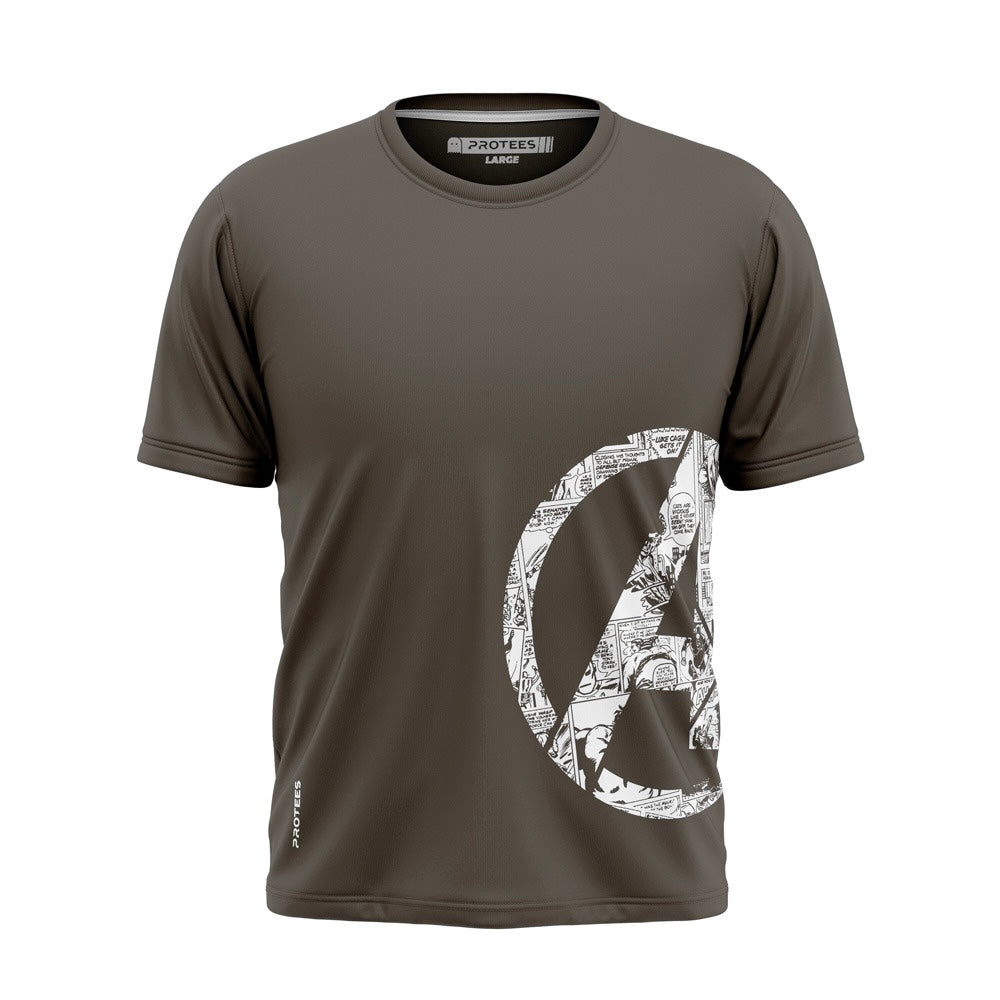 BROWN AVENGERS TEE