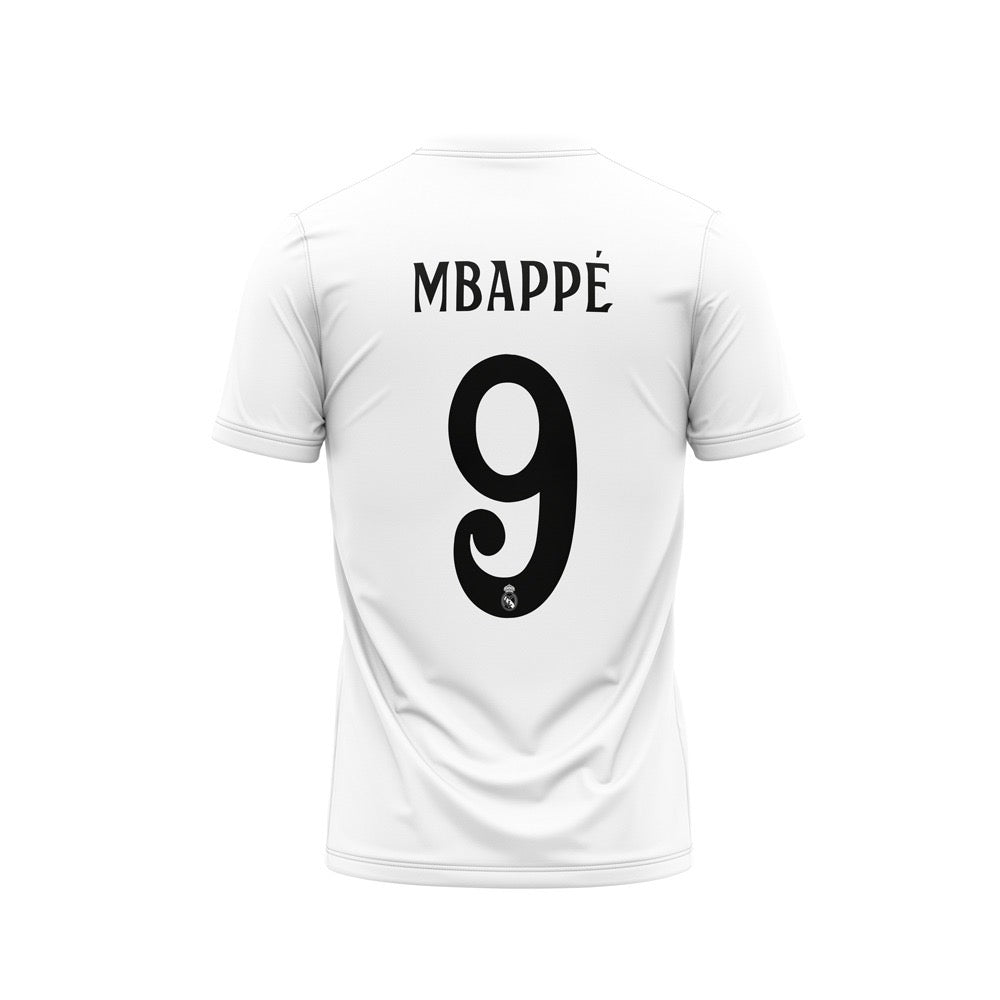 FOOTBALL TEE - MBAPPE REAL MADRID HOME JERSEY