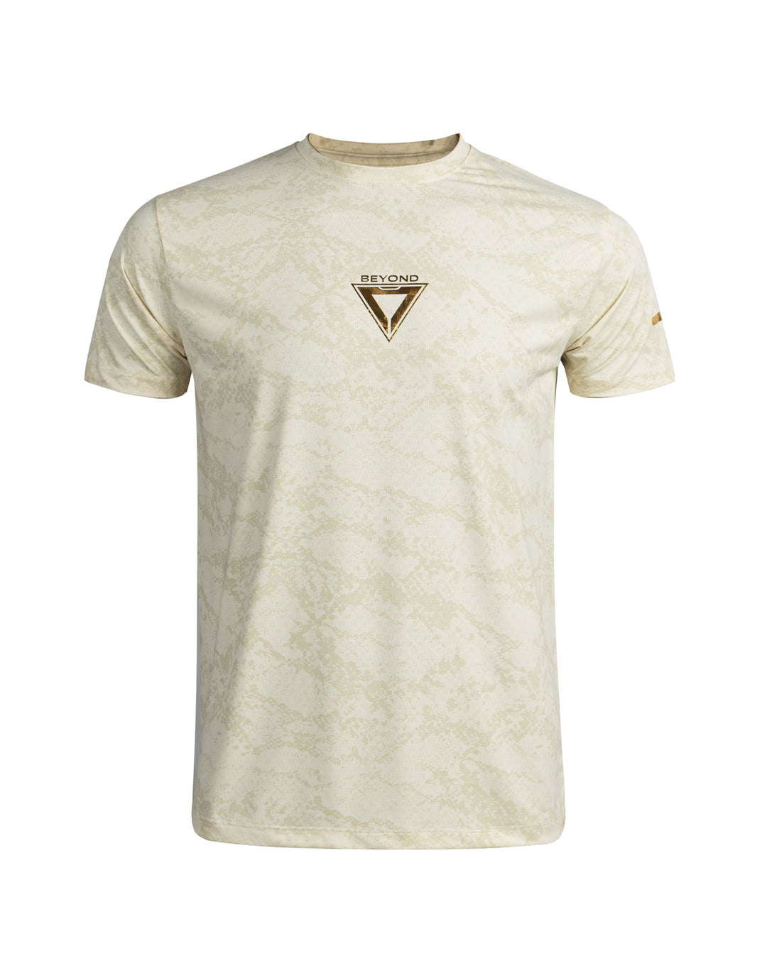 HYPERCHARGED - BEIGE SPANDEX TEE