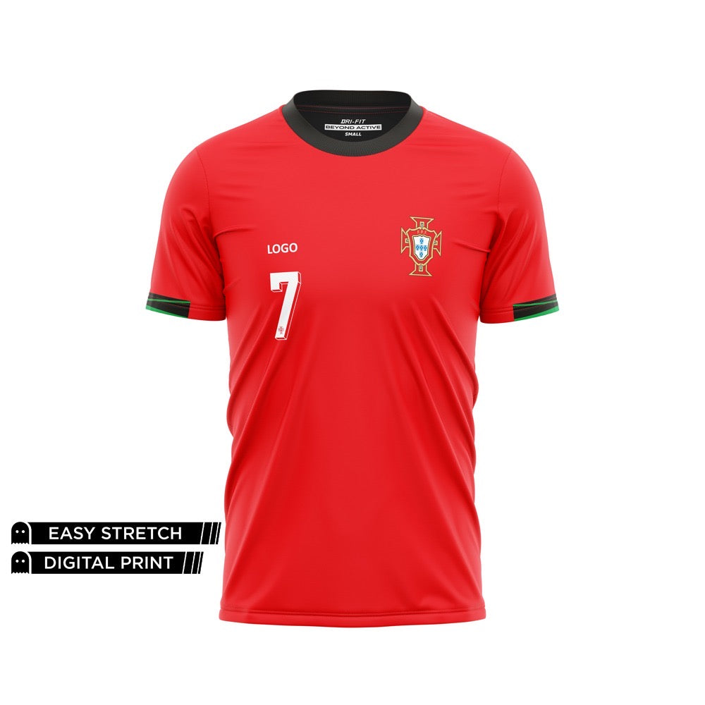 FOOTBALL TEE - CR 7 PORTUGAL HOME JERSEY