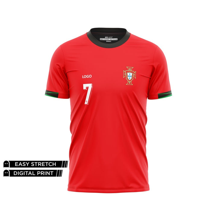 FOOTBALL TEE - CR 7 PORTUGAL HOME JERSEY