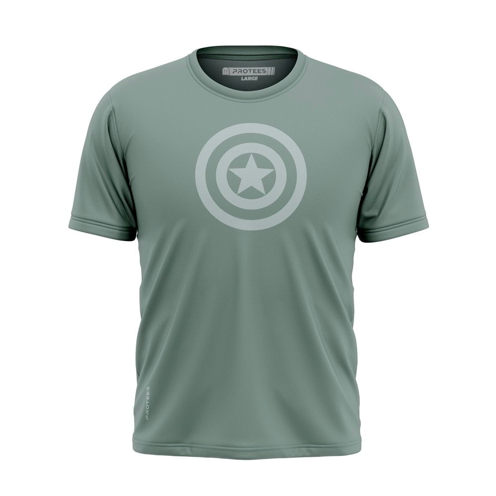 SEAFOAM CAPTAIN AMERICA TEE
