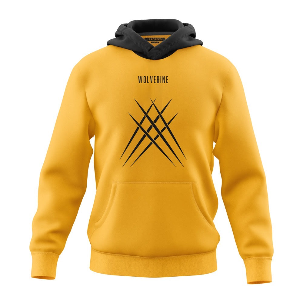 MUSTARD WOLVERINE- ULTRA SOFT FLEECE HOODIE