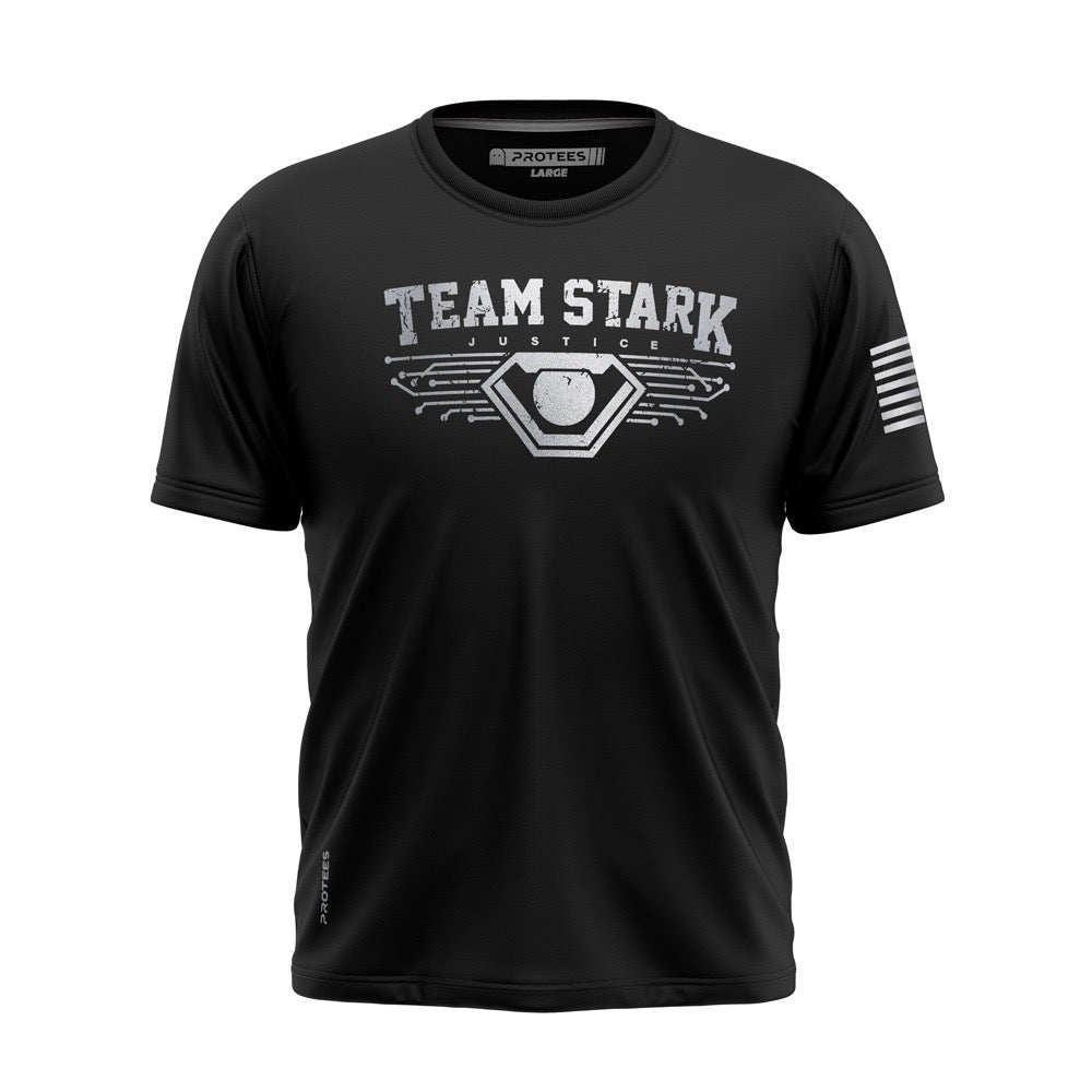 BLACK TEAM STARK TEE