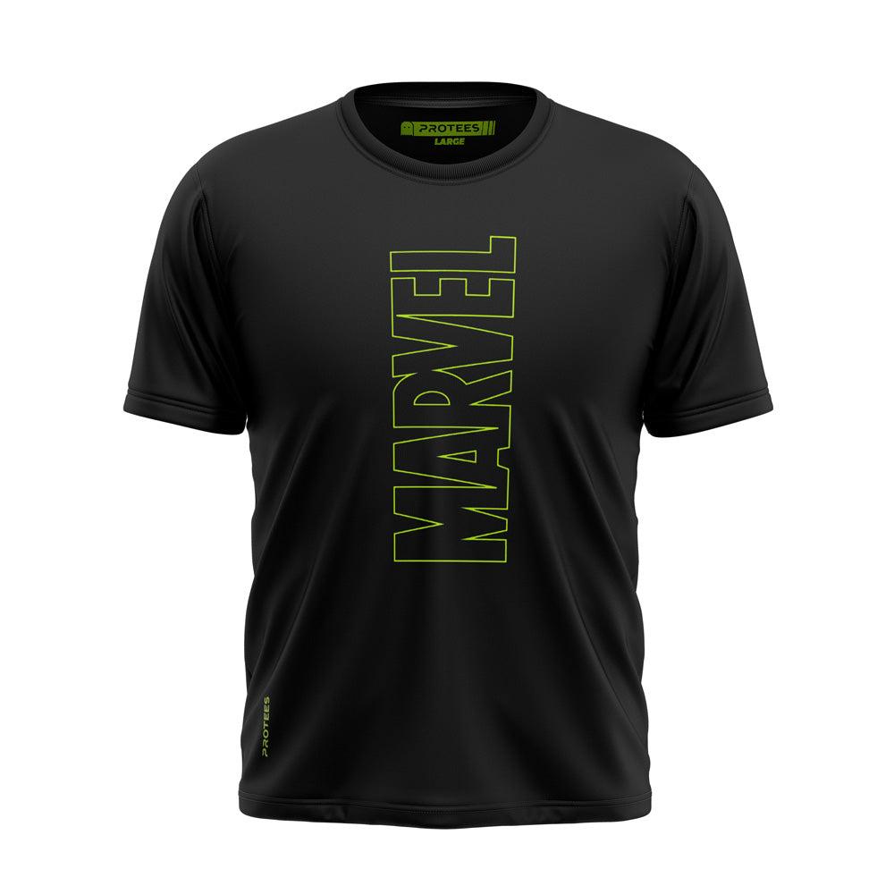 VERTICAL LEAF GREEN MARVEL TEE