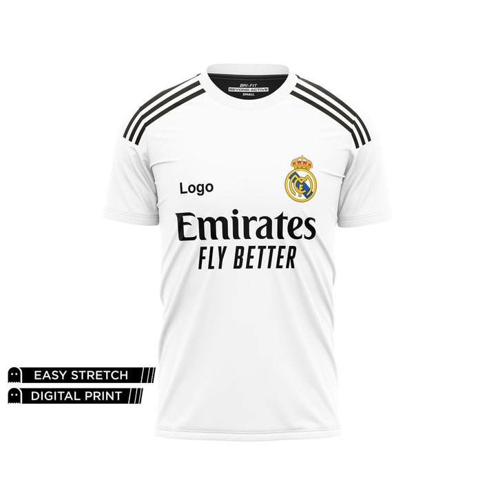 FOOTBALL TEE - MBAPPE REAL MADRID HOME JERSEY