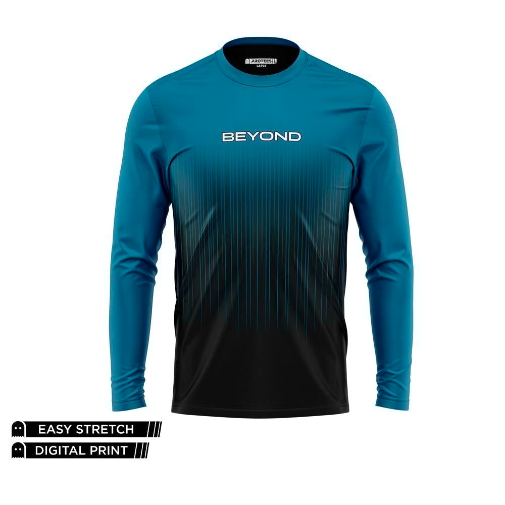 BEYOND - TEAL DRIP LINE FULL SLEEVES