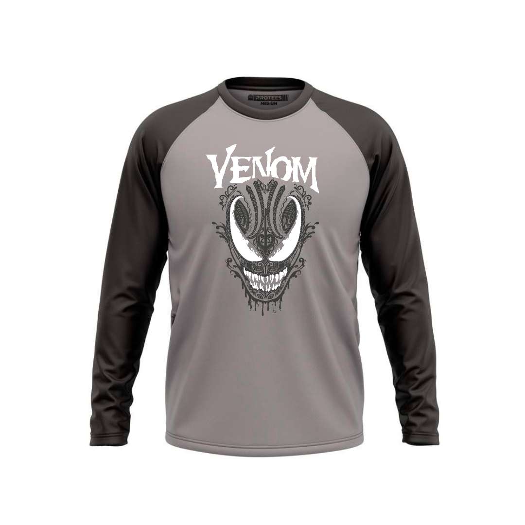 DTF - SMOKE BLACK RAGLAN CLASSIC VENOM LOGO F/S