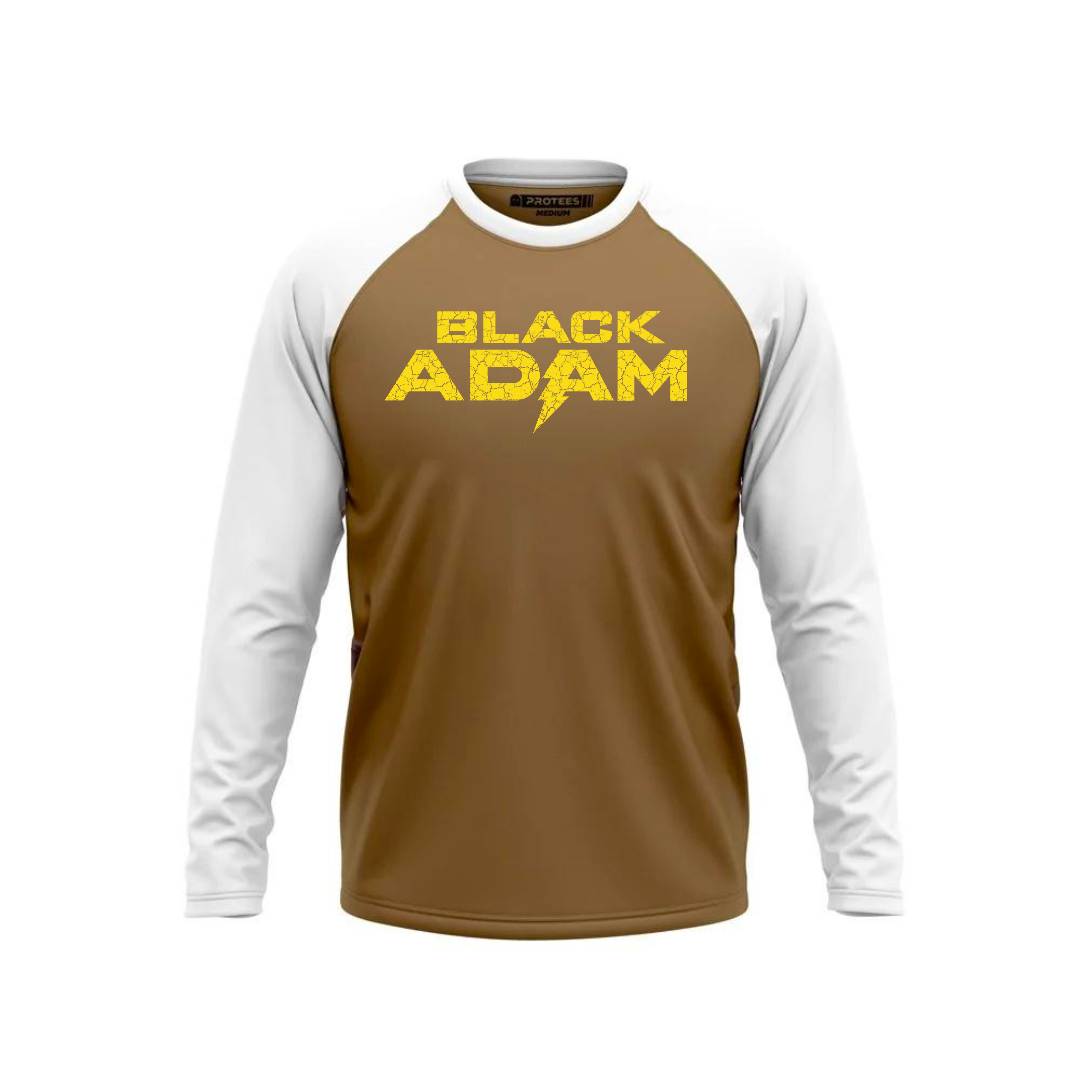 DTF - WHITE HAZEL BROWN RAGLAN BLACK ADAM F/S