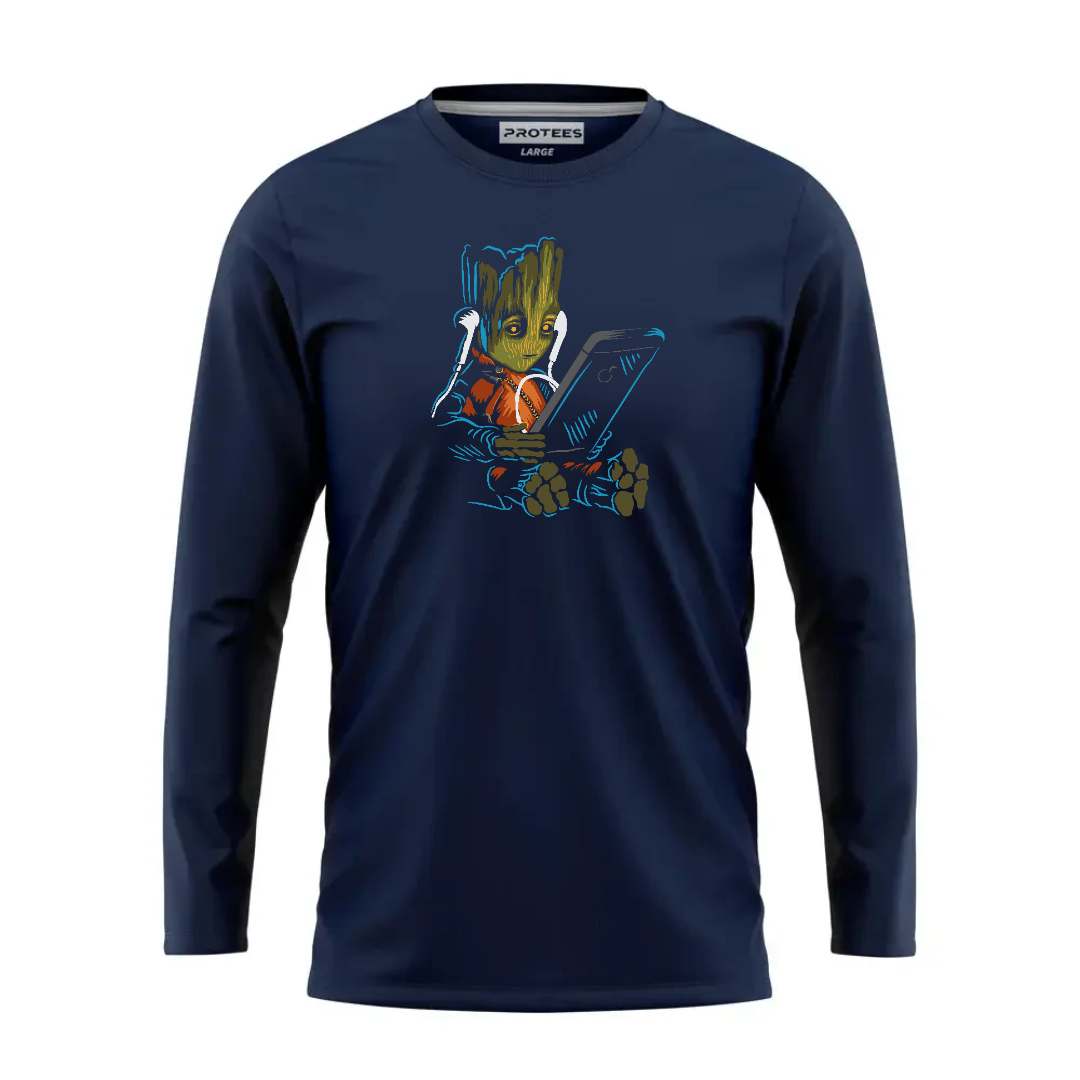 DTF - NAVY GROOT FULL SLEEVES
