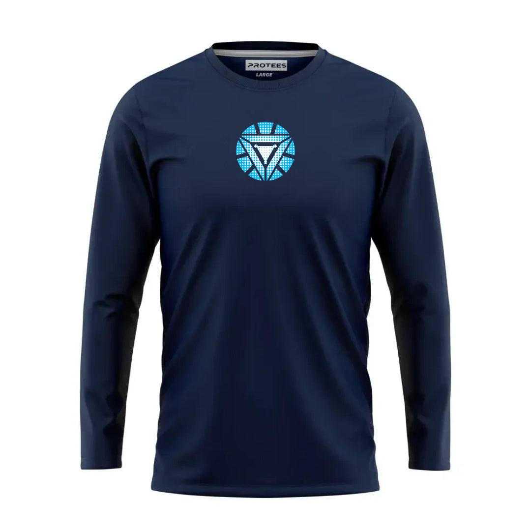 DTF - NAVY DOTTED ARC REACTOR FULL SLEEVES