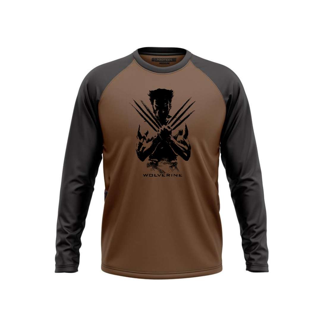 DTF - BLACK BROWN RAGLAN LOGAN WOLVERINE F/S