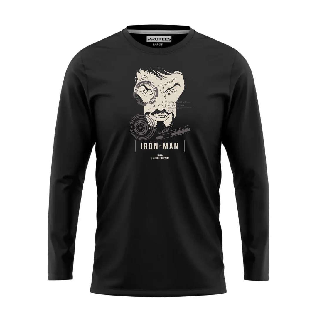 DTF - BLACK IRONMAN LAZER FULL SLEEVES