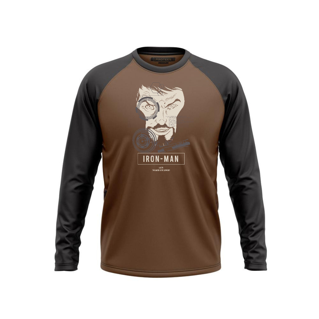 DTF - BLACK BROWN RAGLAN IRONMAN LAZER F/S