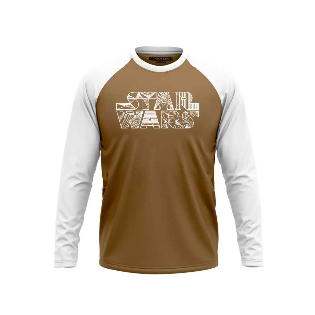 DTF - WHITE HAZEL BROWN RAGLAN STAR WARS F/S