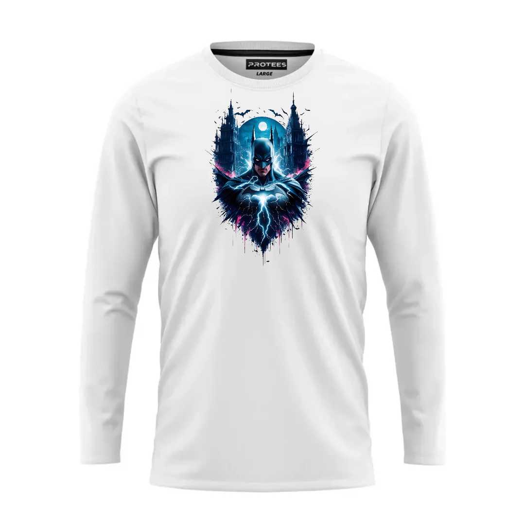 DTF - WHITE ELECTRIC BATMAN FULL SLEEVES