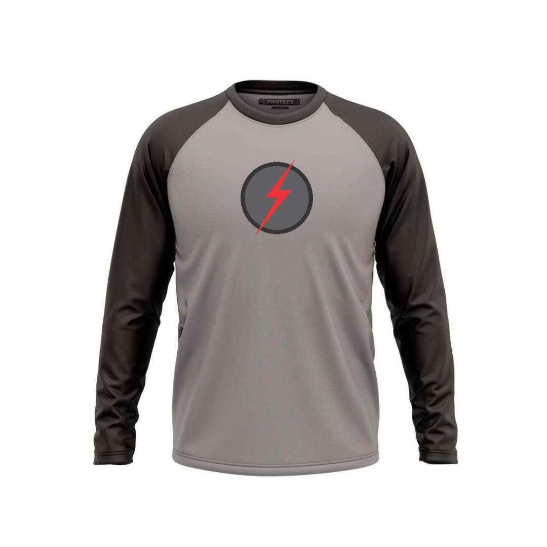 DTF - SMOKE BLACK RAGLAN THE FLASH F/S