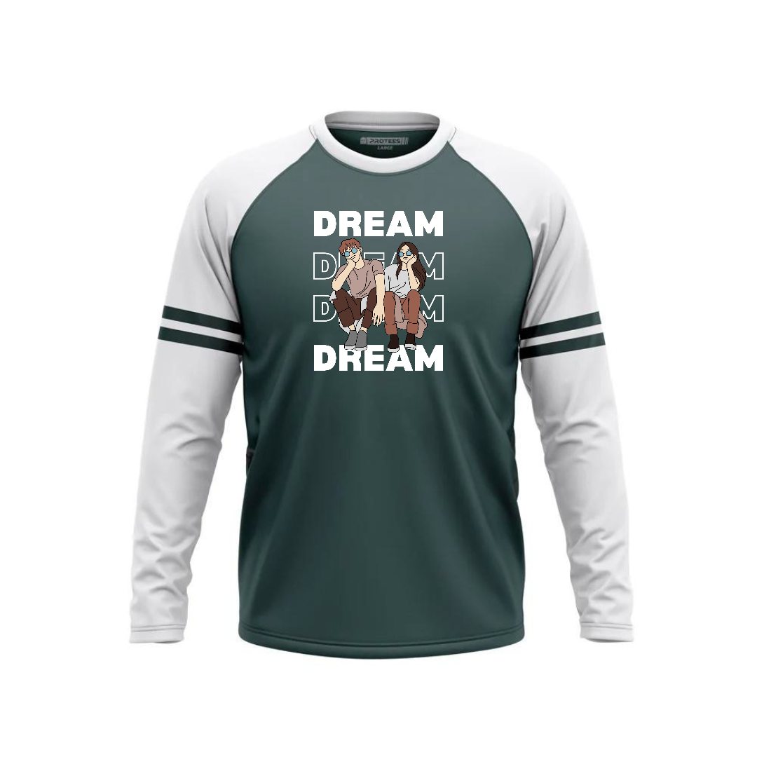 DTF - FOREST WHITE RAGLAN DREAM F/S