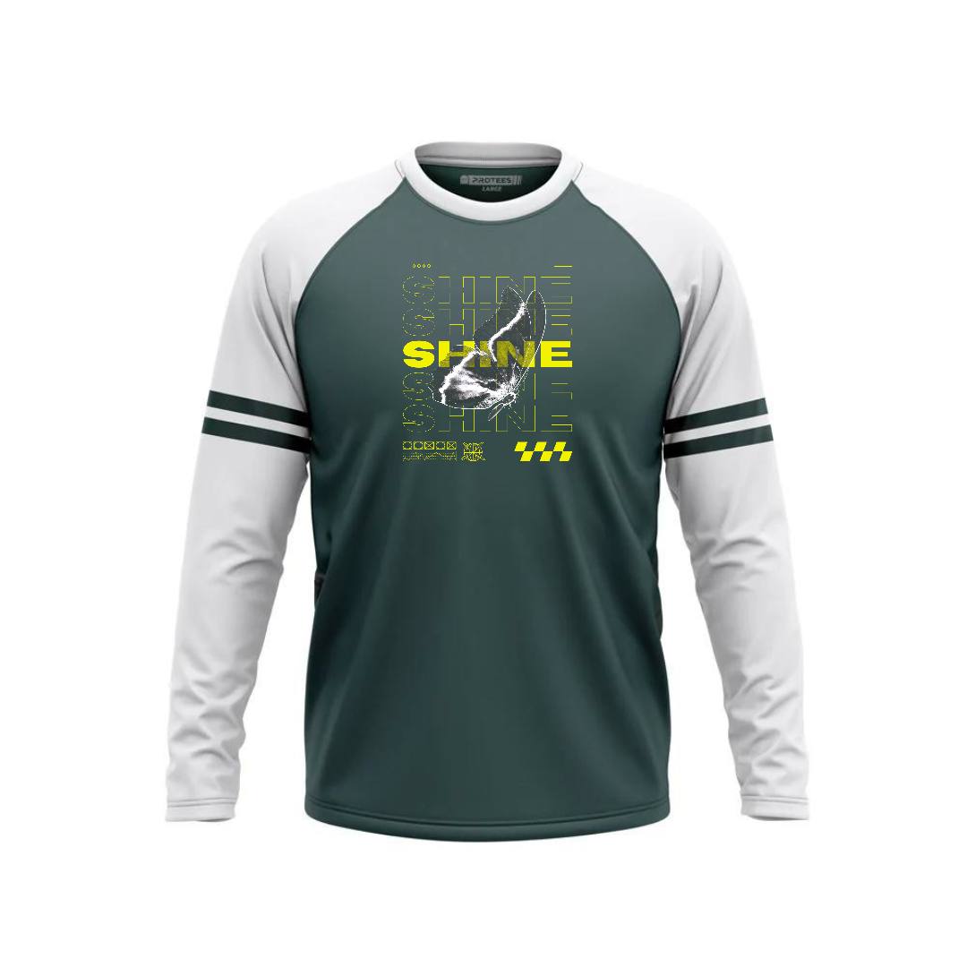 DTF - FOREST WHITE RAGLAN SHINE BUTTERFLY F/S