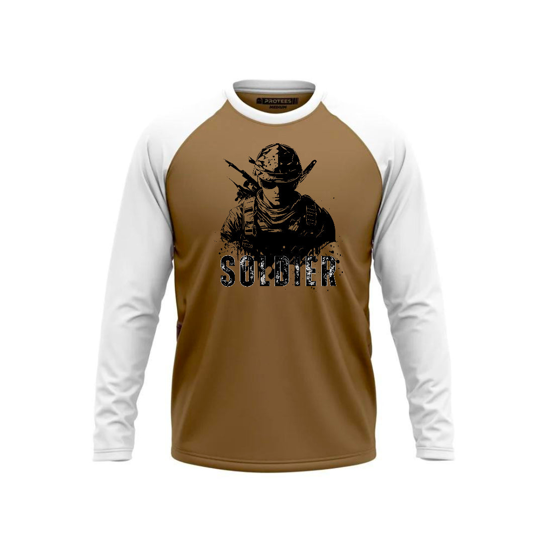 DTF - HAZEL WHITE RAGLAN SOLDIER F/S