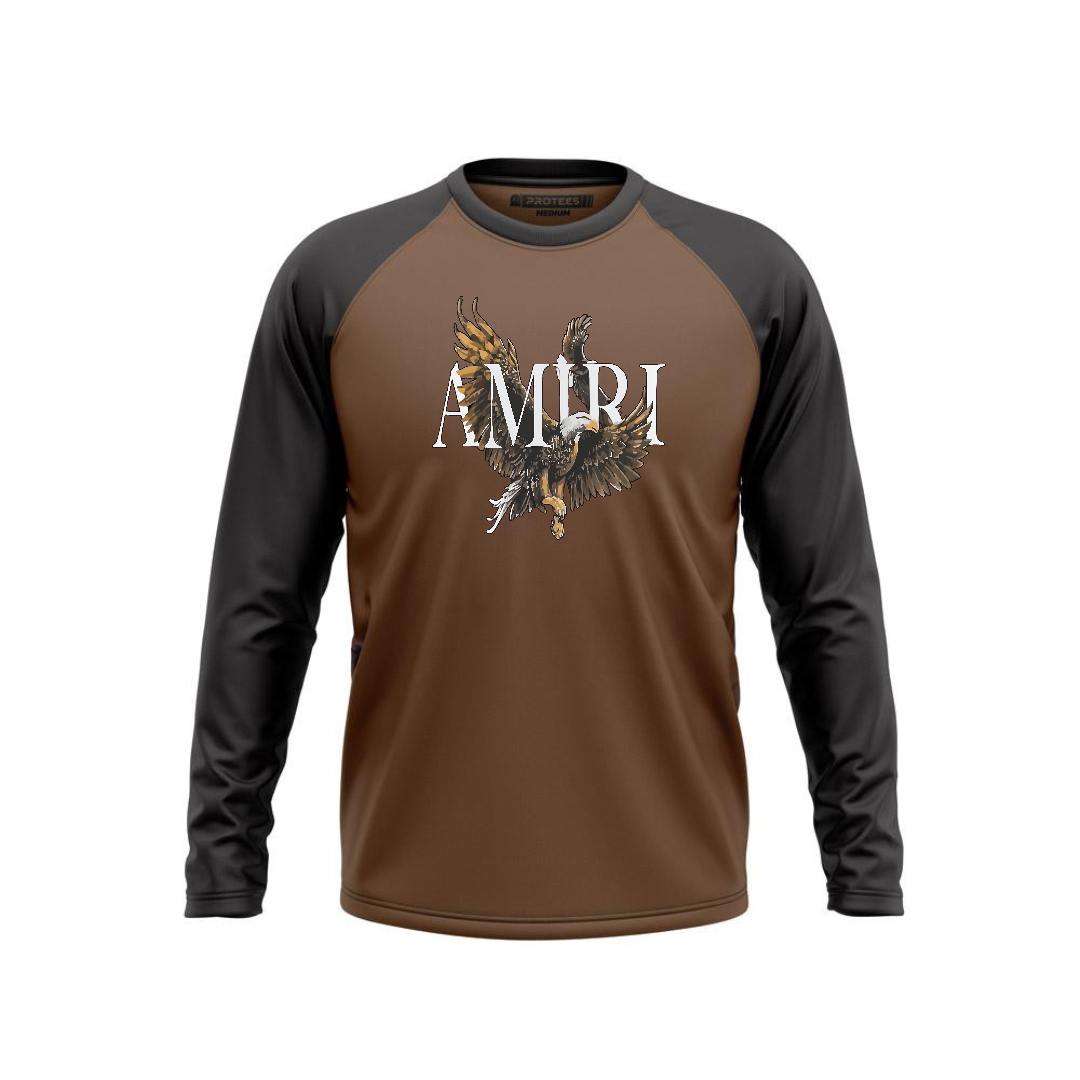 DTF - BROWN BLACK RAGLAN AMIRI F/S