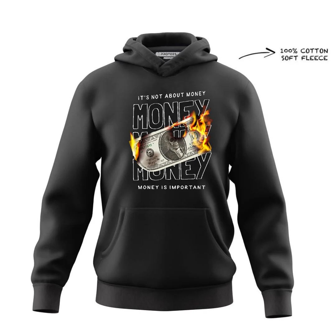 LEFTOVER DTF - NOT ABOUT MONEY HOODIE DTF047