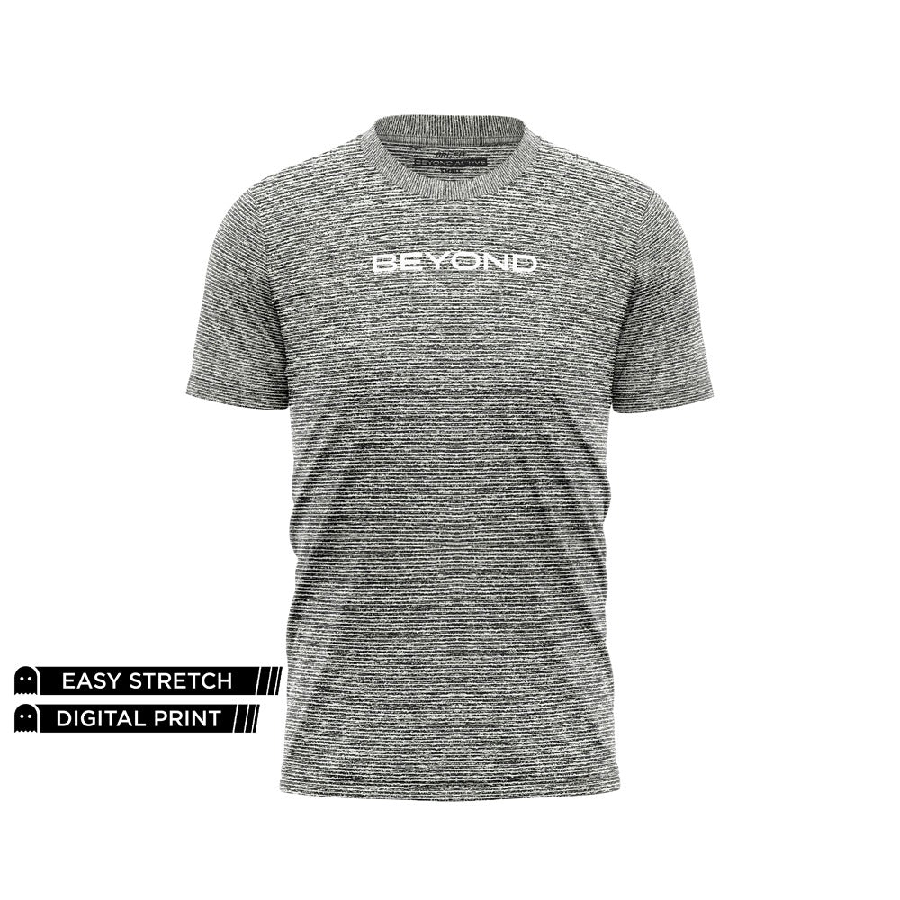 BEYOND - GREY LINING TEXTURE TEE