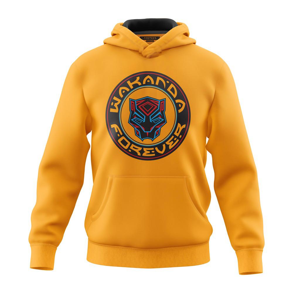 MUSTARD BLACK PANTHER - ULTRA SOFT FLEECE HOODIE