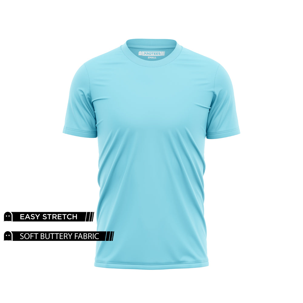 AQUA SPANDEX TEE