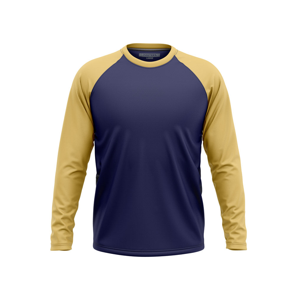 BASIC - NAVY CANARY F/S RAGLAN