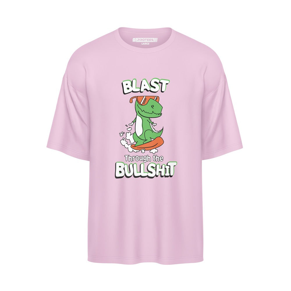 OVERSIZED - PINK BLAST TEE