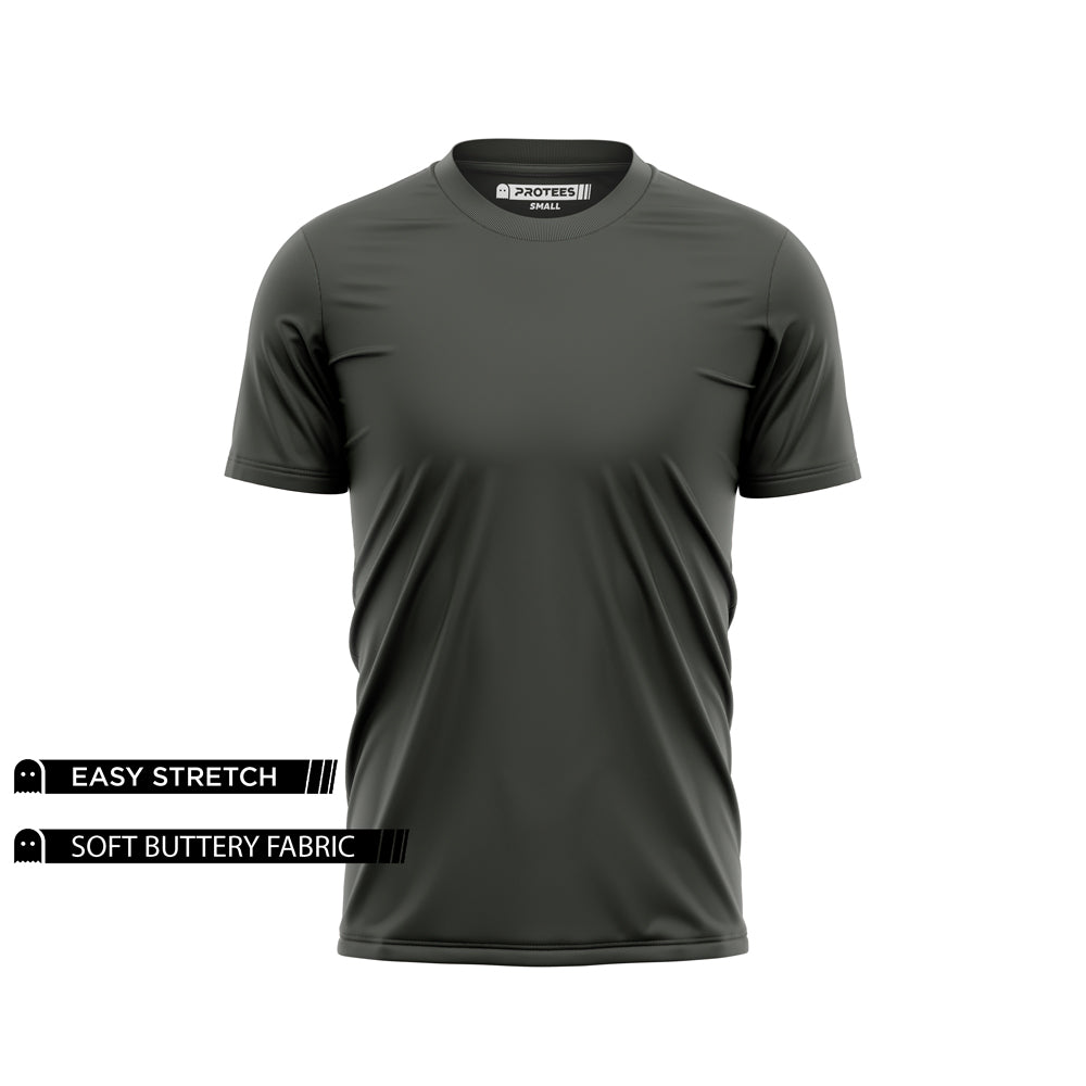 ASH GREY SPANDEX TEE