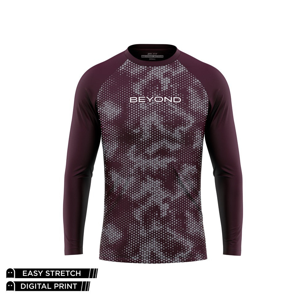 BEYOND - F/S BLOODSHOT CAMO DRY FIT RAGLAN