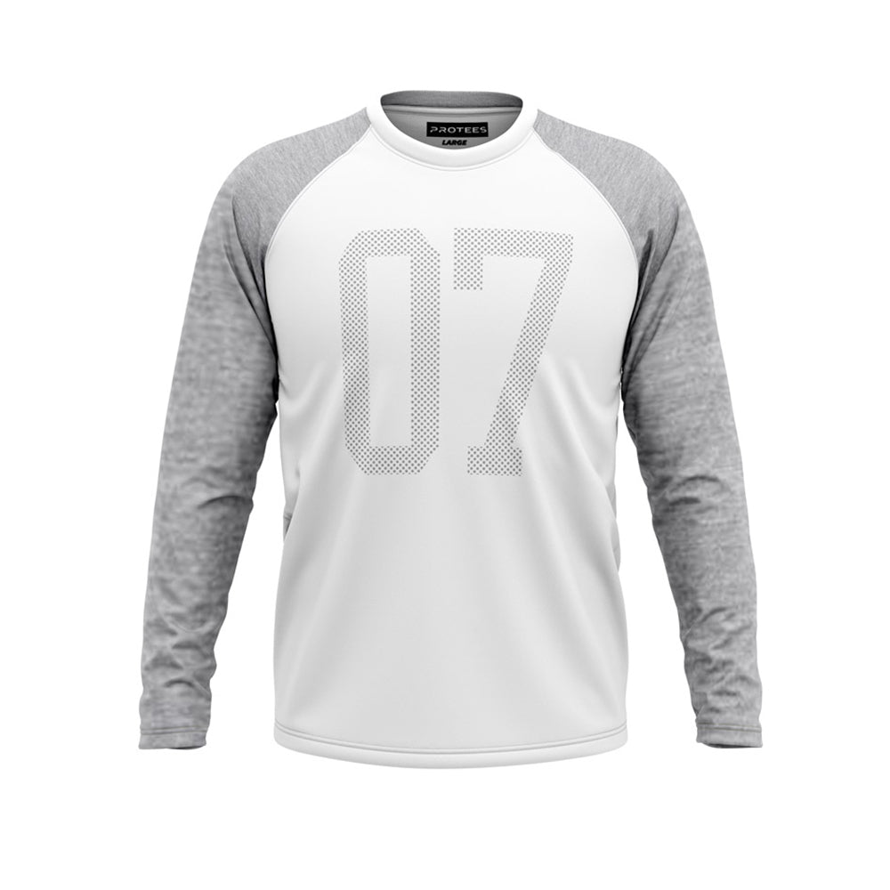ORG - GREY WHITE RAGLAN
