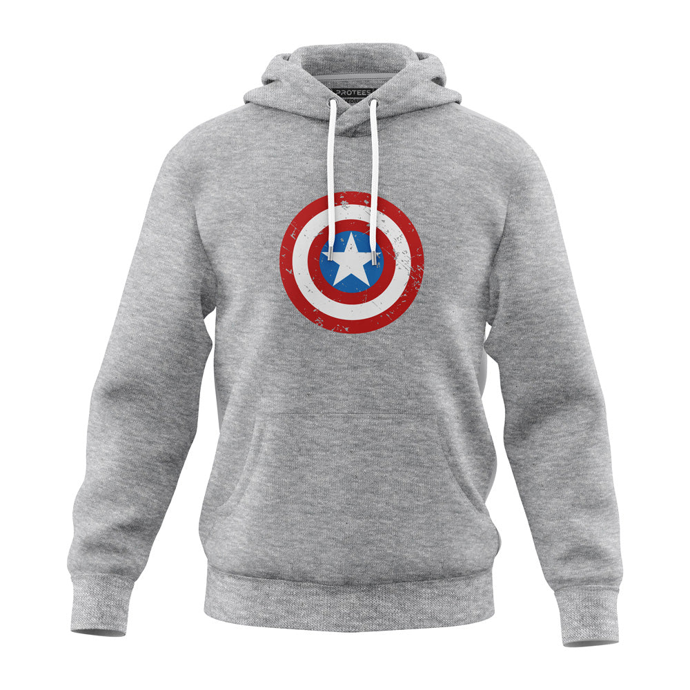 HEATHER GREY CP AMERICA - ULTRA SOFT FLEECE HOODIE