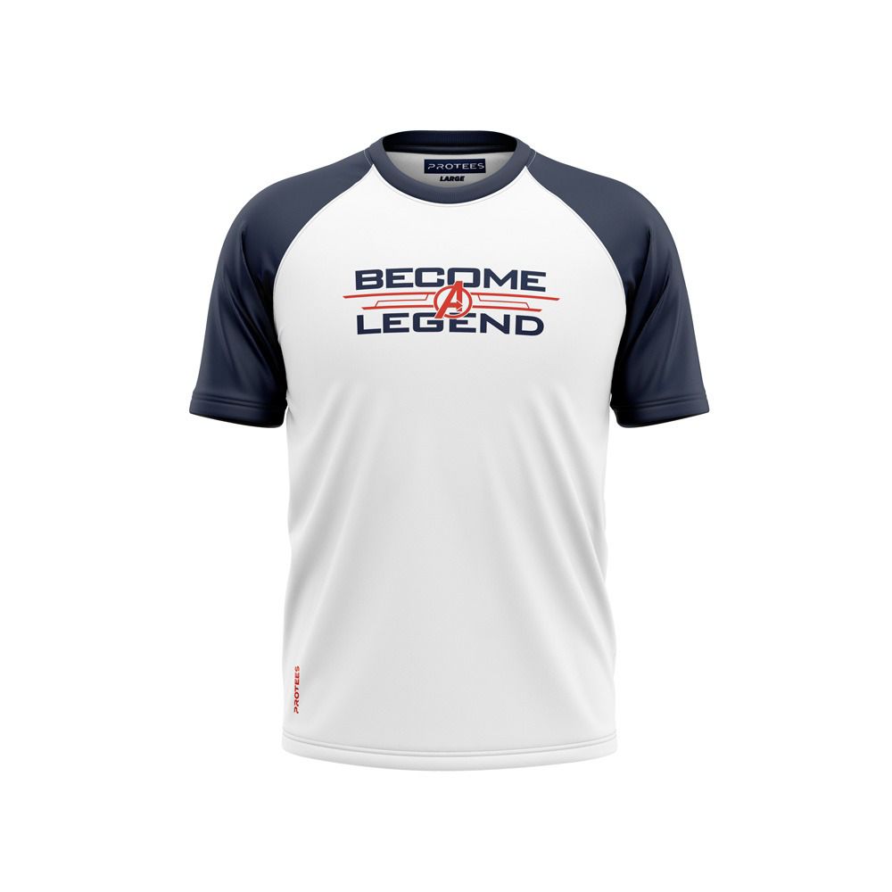 V8 - BECOME LEGEND RAGLAN H/S