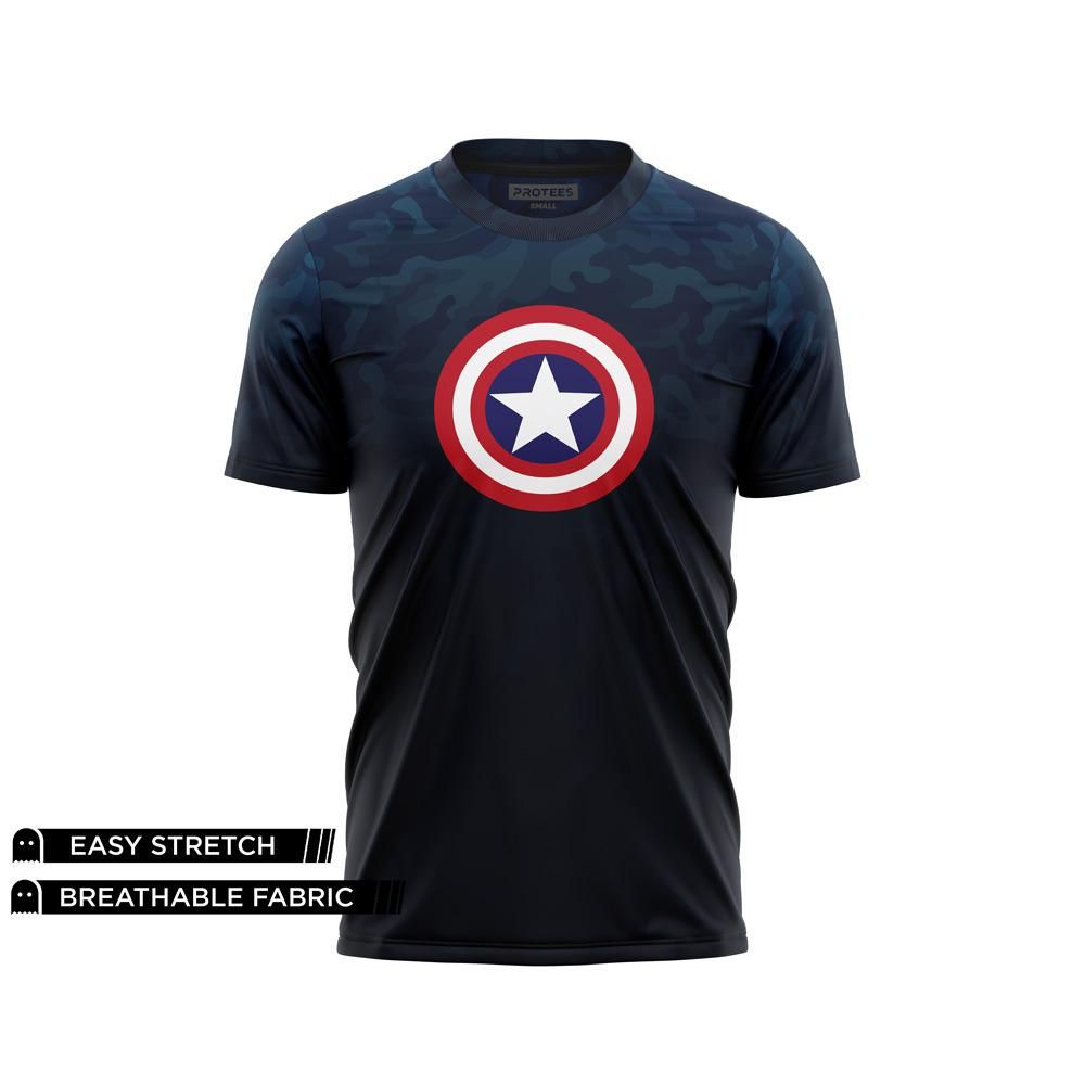 DIGITAL DRY-FIT TEE - CAPTAIN AMERICA DG01004AO