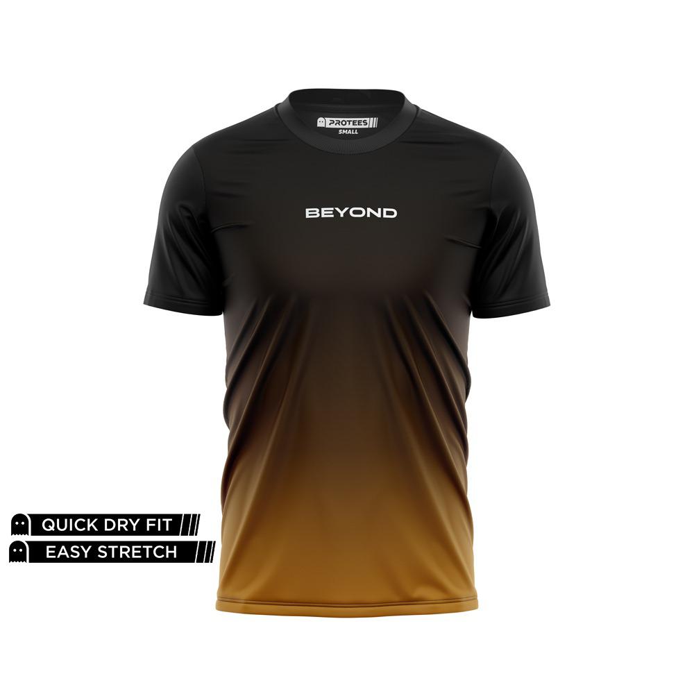 BEYOND - COPPER BLACK GRADIENT DRY-FIT TEE