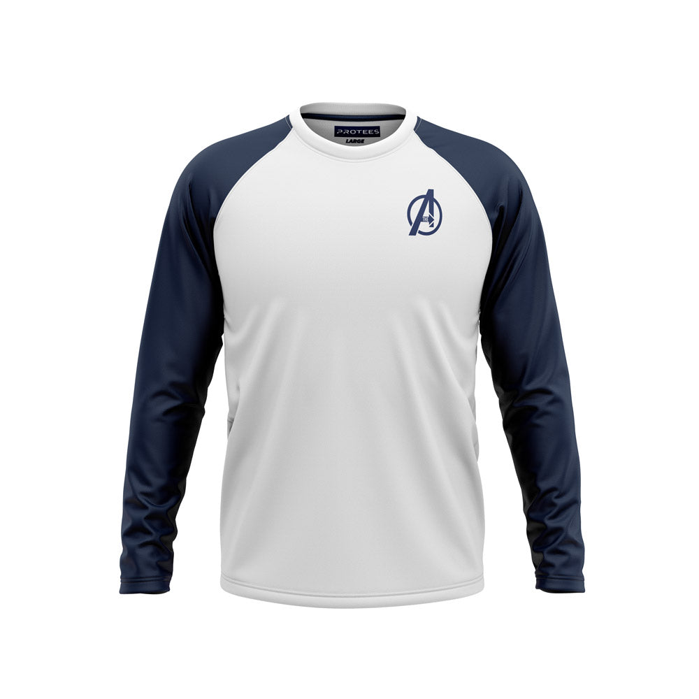VOLUME 7 - AVENGERS NAVY WHITE F/S RAGLAN