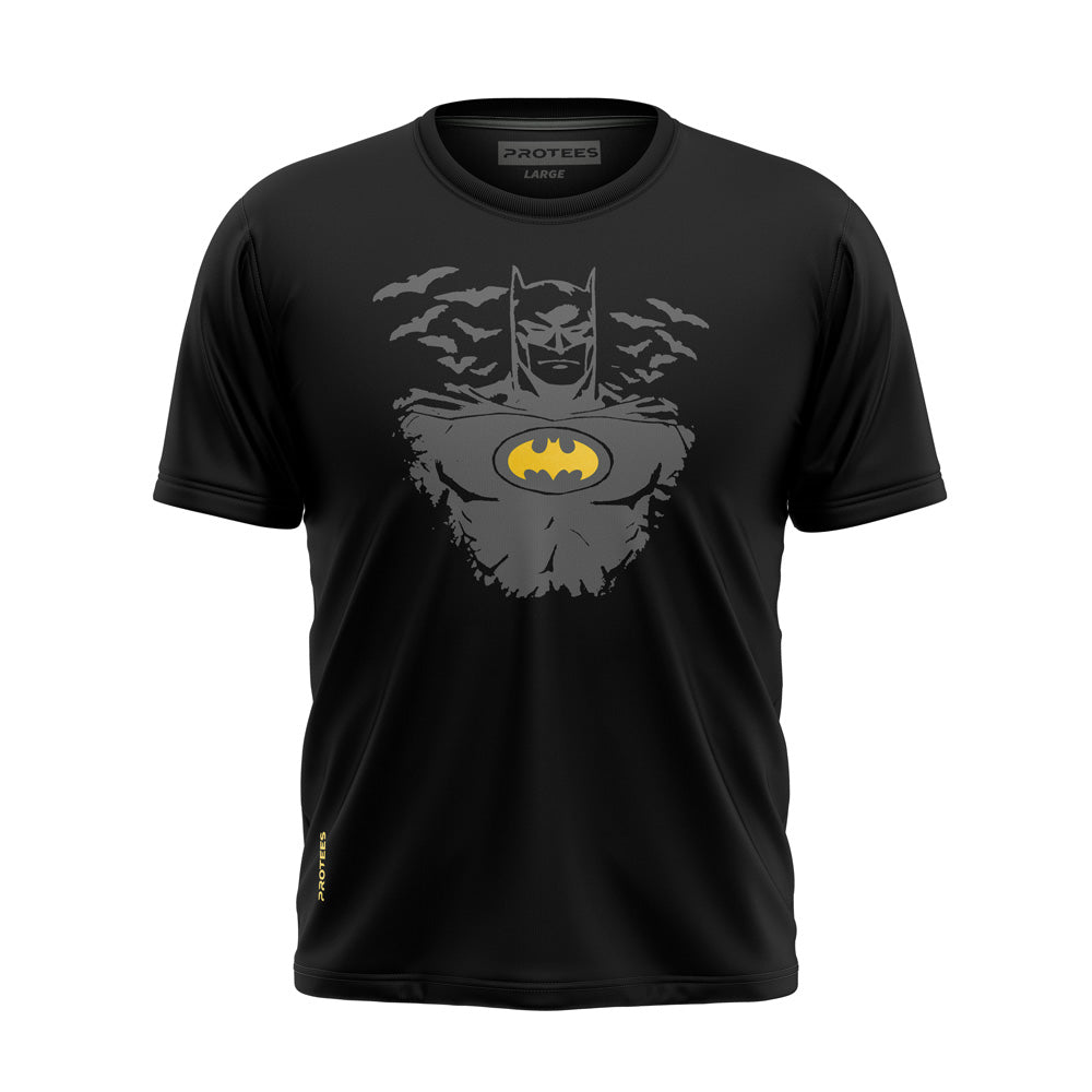GOLDEN BATMAN LOGO TEE