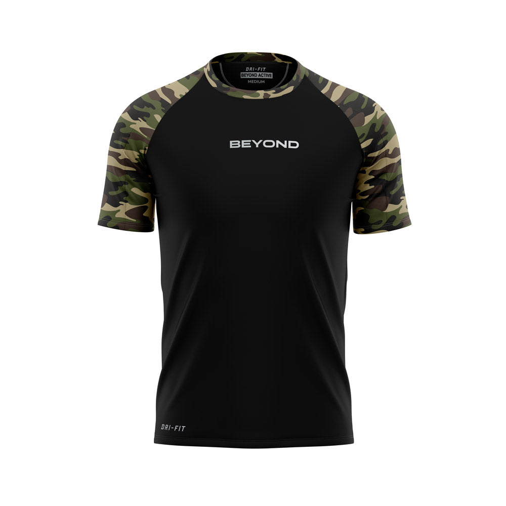 DRY-FIT RAGLAN - BEYOND ORIGINAL BLACK CAMO