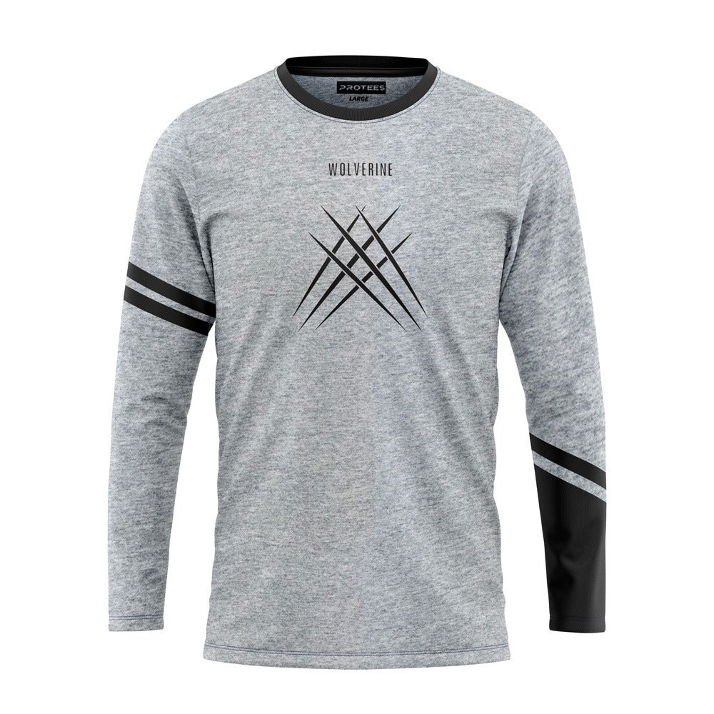 VOLUME 7 - HEATHER GREY WOLVERINE SPLIT ARM F/S