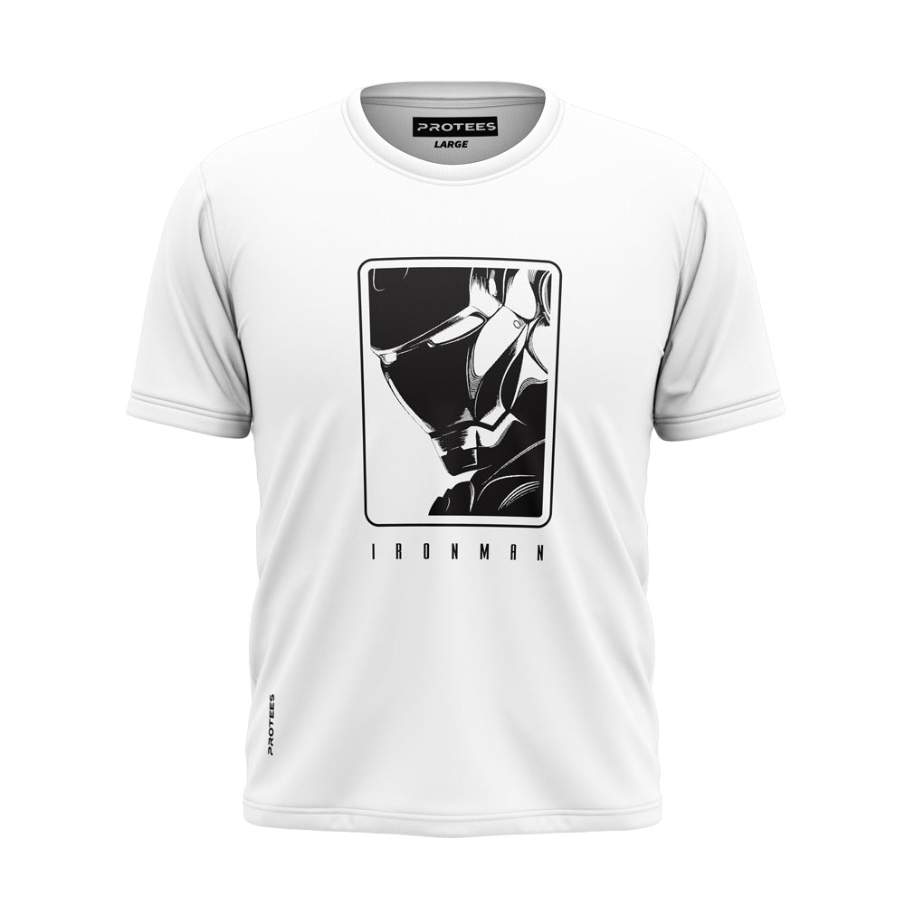 WHITE IRONMAN TEE