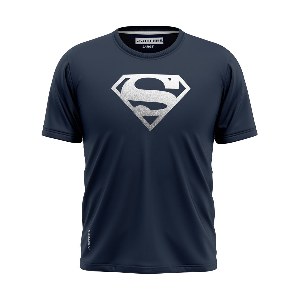SILVER SUPERMAN TEE