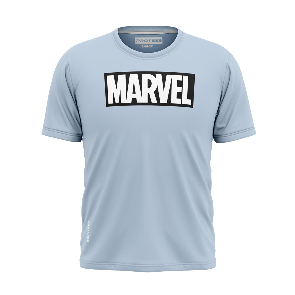 SKY BLUE MARVEL TEE