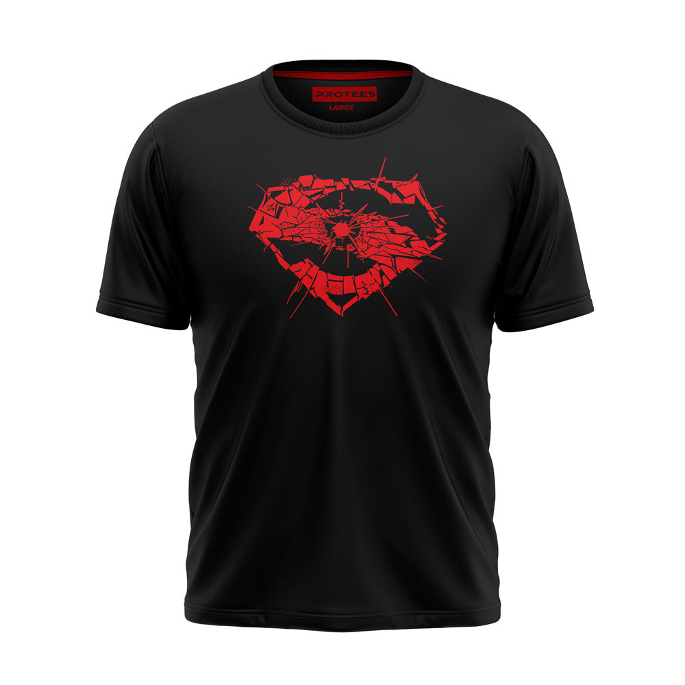 V2- SPLASH RED SUPERMAN TEE